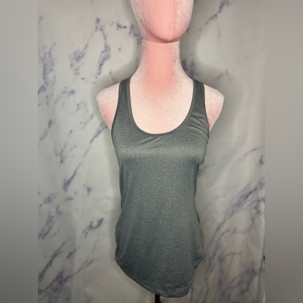 Yogalicious Women's Grey Racerback Tank Top Sz S